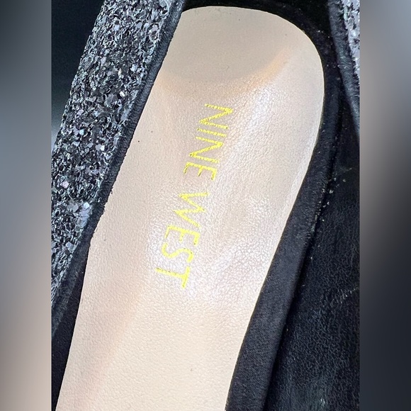 Nine West Silver‎ Glitter Heels-9.5 - Picture 4 of 9